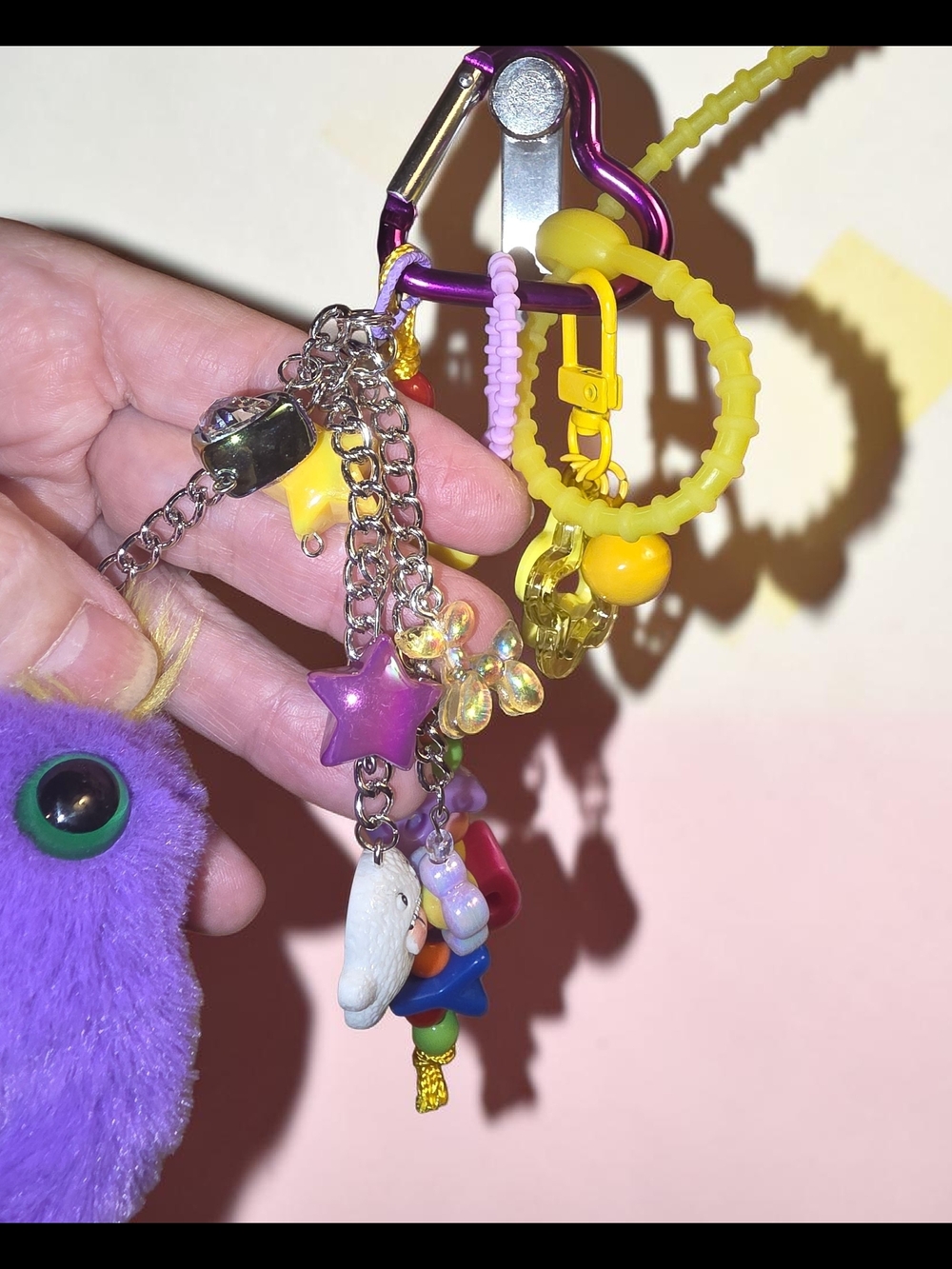 Fuggler Baby Fugg HAPPY Keychain MR.NEEDLES - Picture 8 of 9